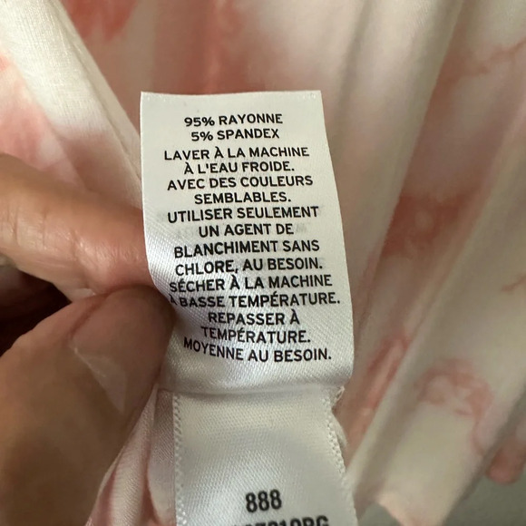 NORDSTROM Girls Large 10/12 Long Sleeves Pull On Tye Dye Casual Dress BNWOT - Picture 4 of 5